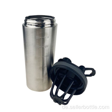 900ml Edelstahl-Einwand-Shaker